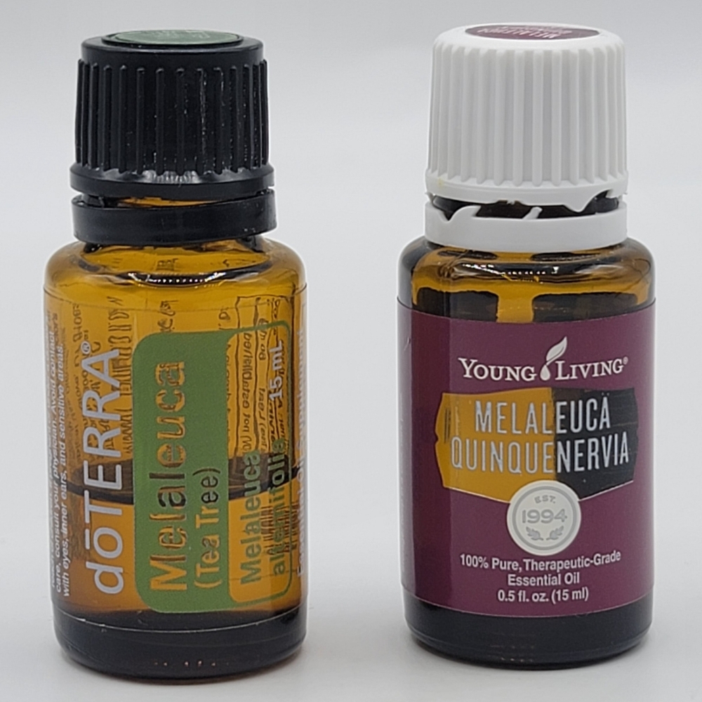 doTERRA & Young Living, 2 Bottles Of Melaleuca (Tea Tree) Essential Oil